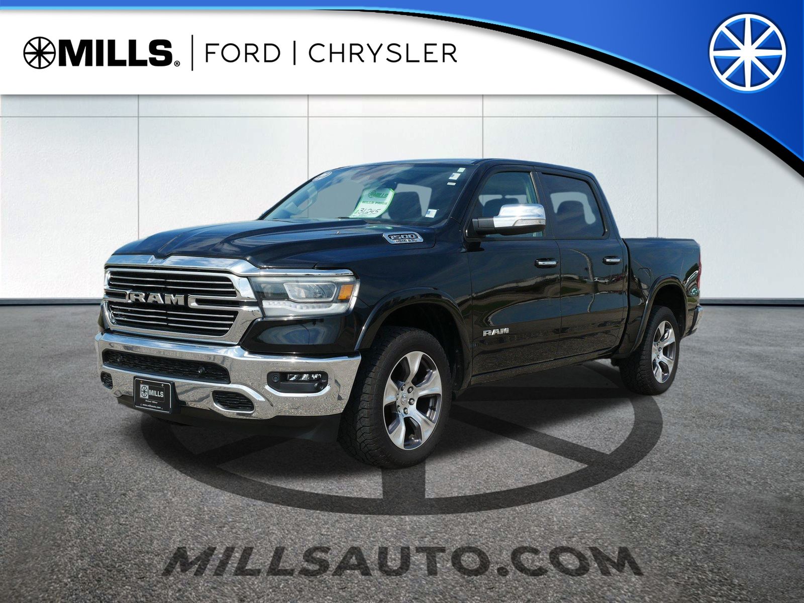 Used 2021 RAM Ram 1500 Pickup Laramie with VIN 1C6SRFJT1MN734916 for sale in Willmar, Minnesota