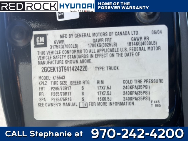 2004 Chevrolet Silverado 1500