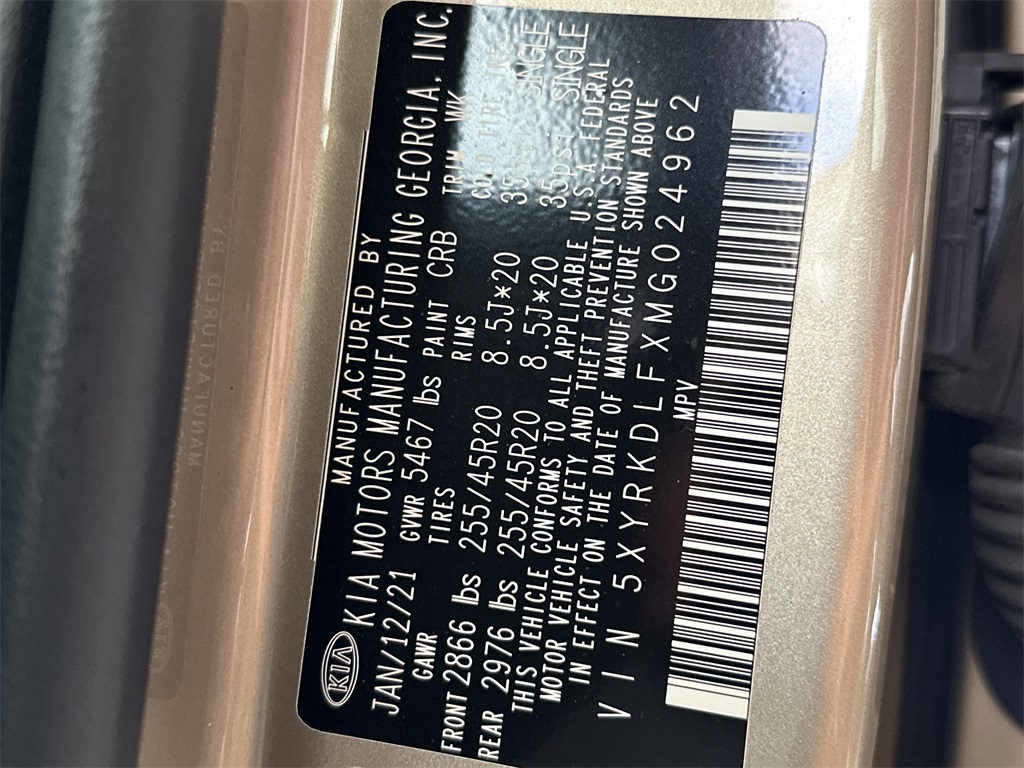 2021 Kia Sorento SX Prestige X-Line photo 40