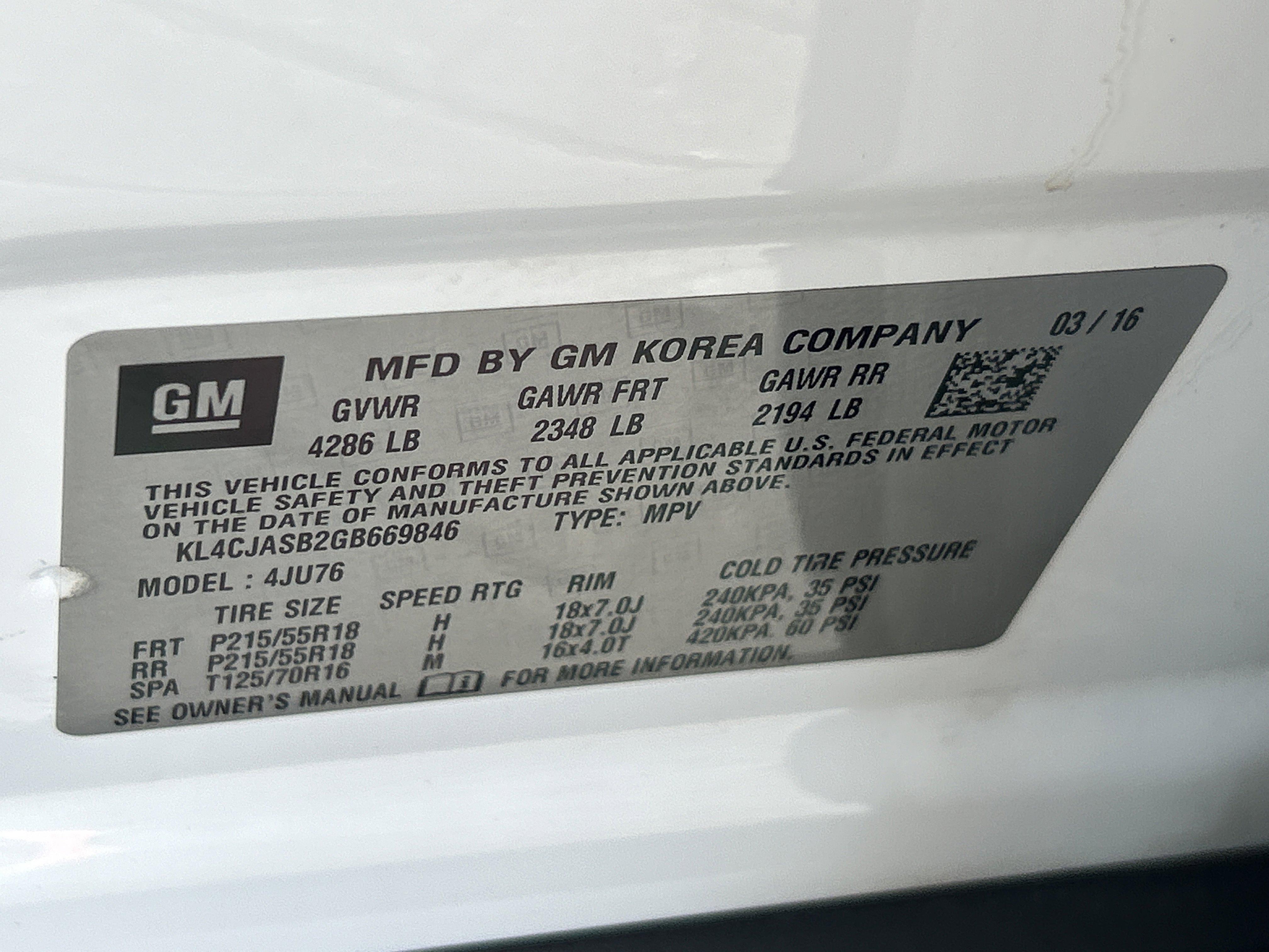 2016 Buick Encore Base photo 4