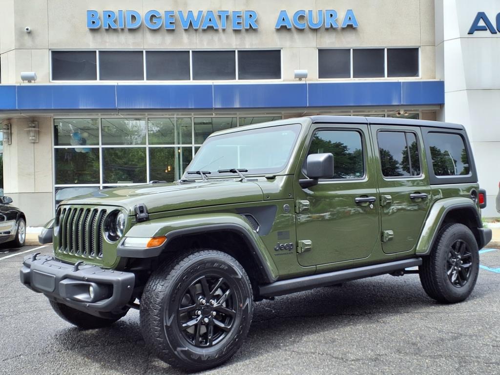Used 2023 Sarge Green Clear Coat Jeep Freedom image 1