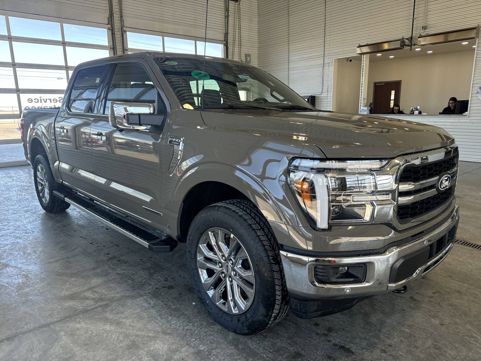 New 2025 Ford F150 Lariat® SuperCrew® in Vandalia 25T0169 Beau 2025 F150 Marsh Gray Price