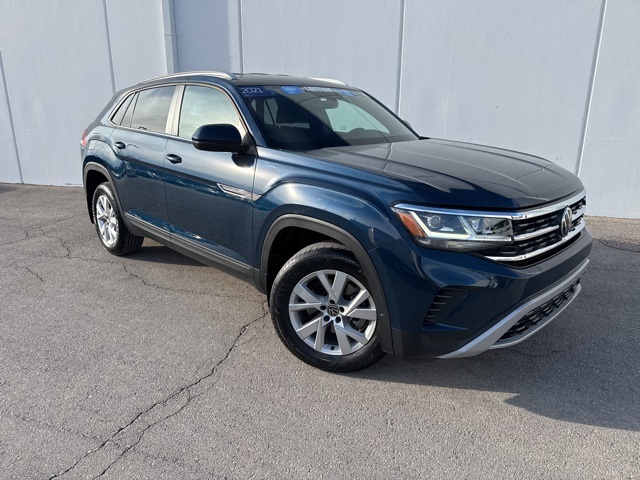 Certified 2021 Volkswagen Atlas Cross Sport S with VIN 1V2AC2CA4MC240537 for sale in Kansas City
