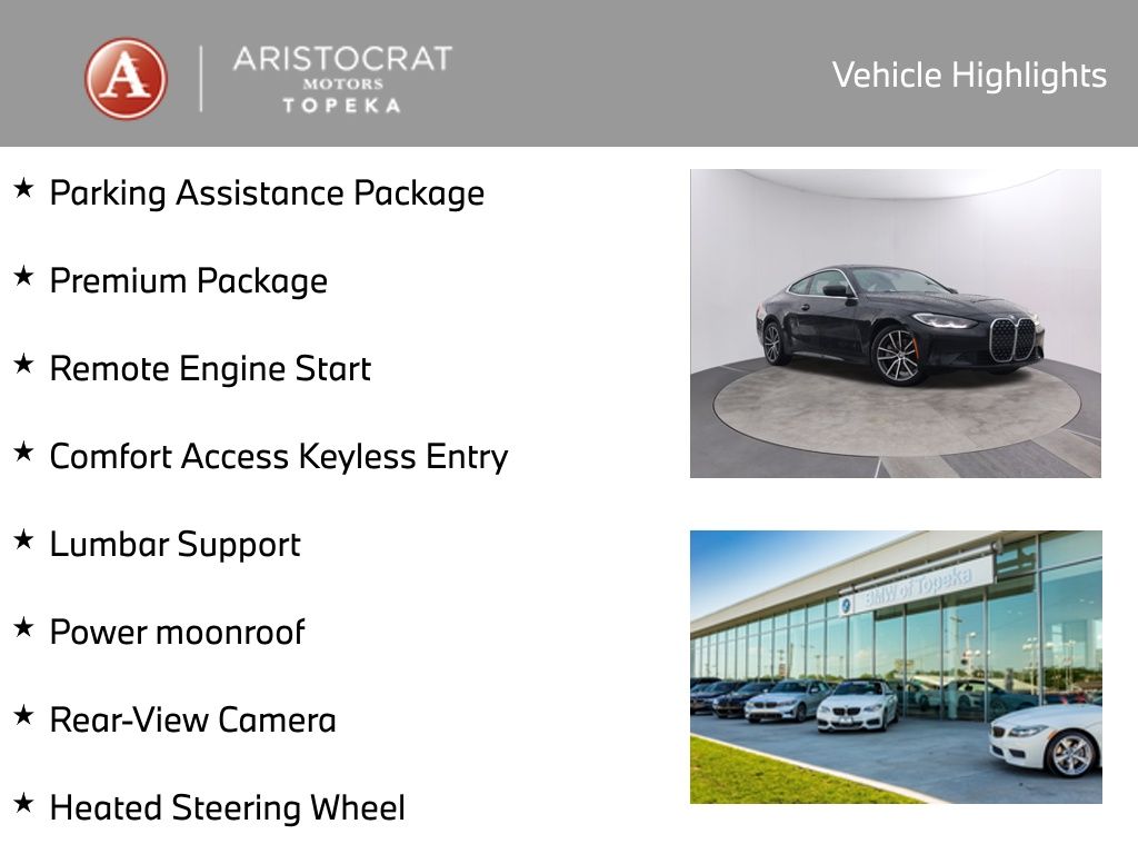 Used 2024 BMW 4 Series 430i with VIN WBA73AP06RCN98752 for sale in Kansas City