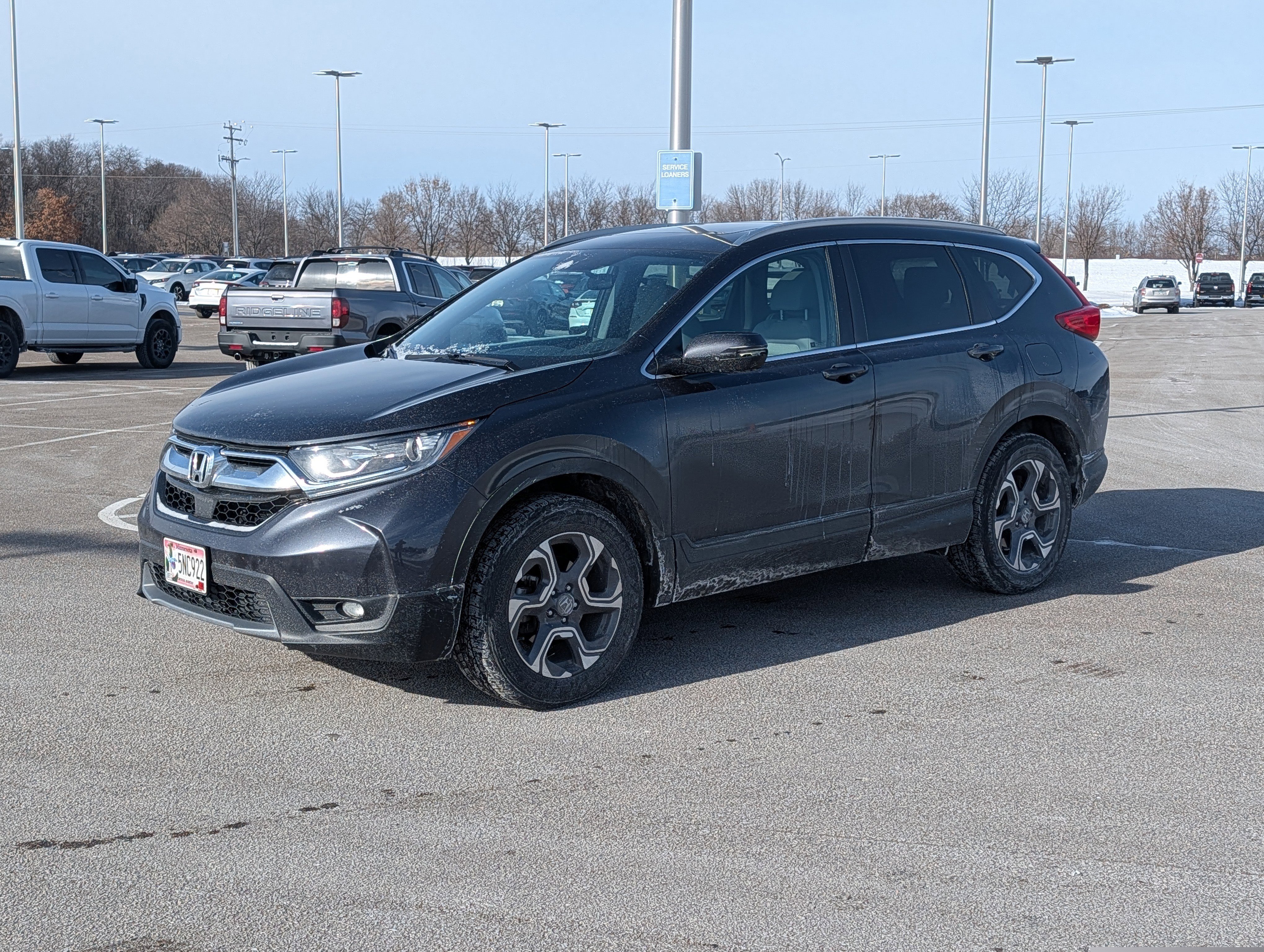 Used 2018 Honda CR-V EX with VIN 7FARW2H54JE007350 for sale in Waite Park, Minnesota