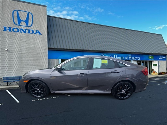 Used 2021 Honda Civic Sport with VIN 2HGFC2F82MH504014 for sale in Hanover, MA