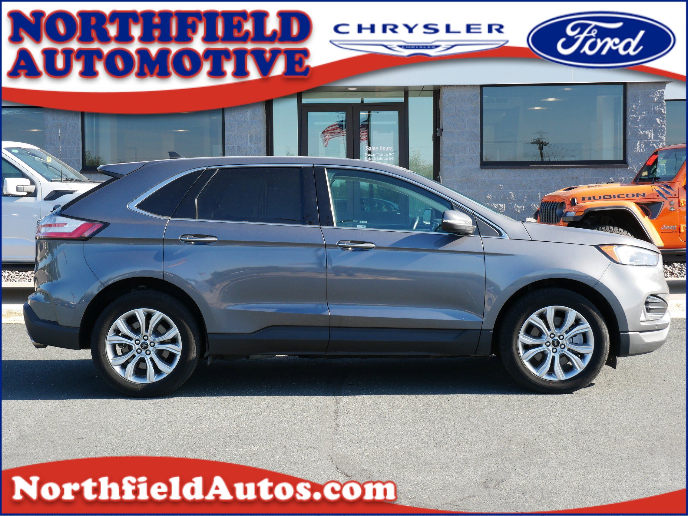 Used 2024 Ford Edge Titanium with VIN 2FMPK4K96RBA38156 for sale in Northfield, Minnesota