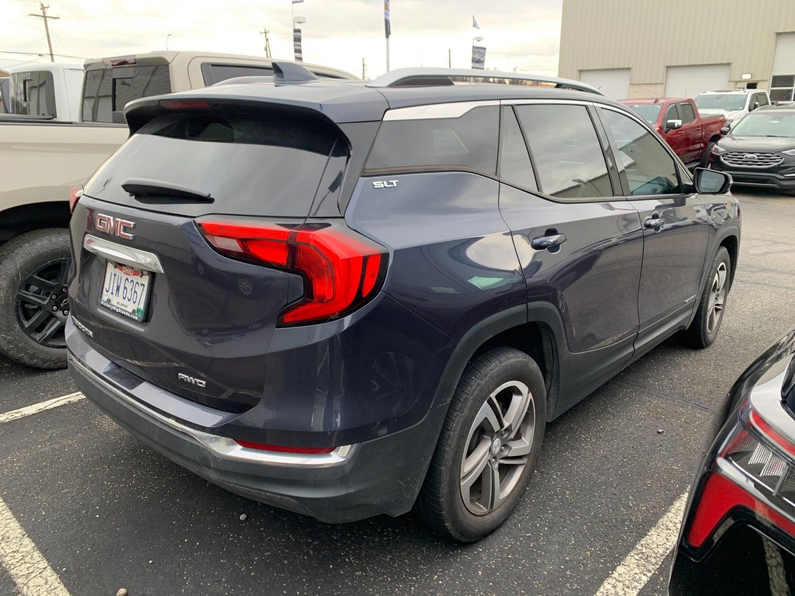 Used 2019 GMC Terrain SLT with VIN 3GKALVEV4KL118589 for sale in Triadelphia, WV