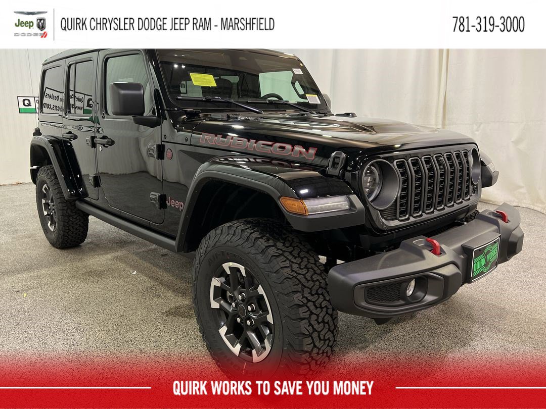 New 2025 Black Clearcoat Jeep Rubicon image 1