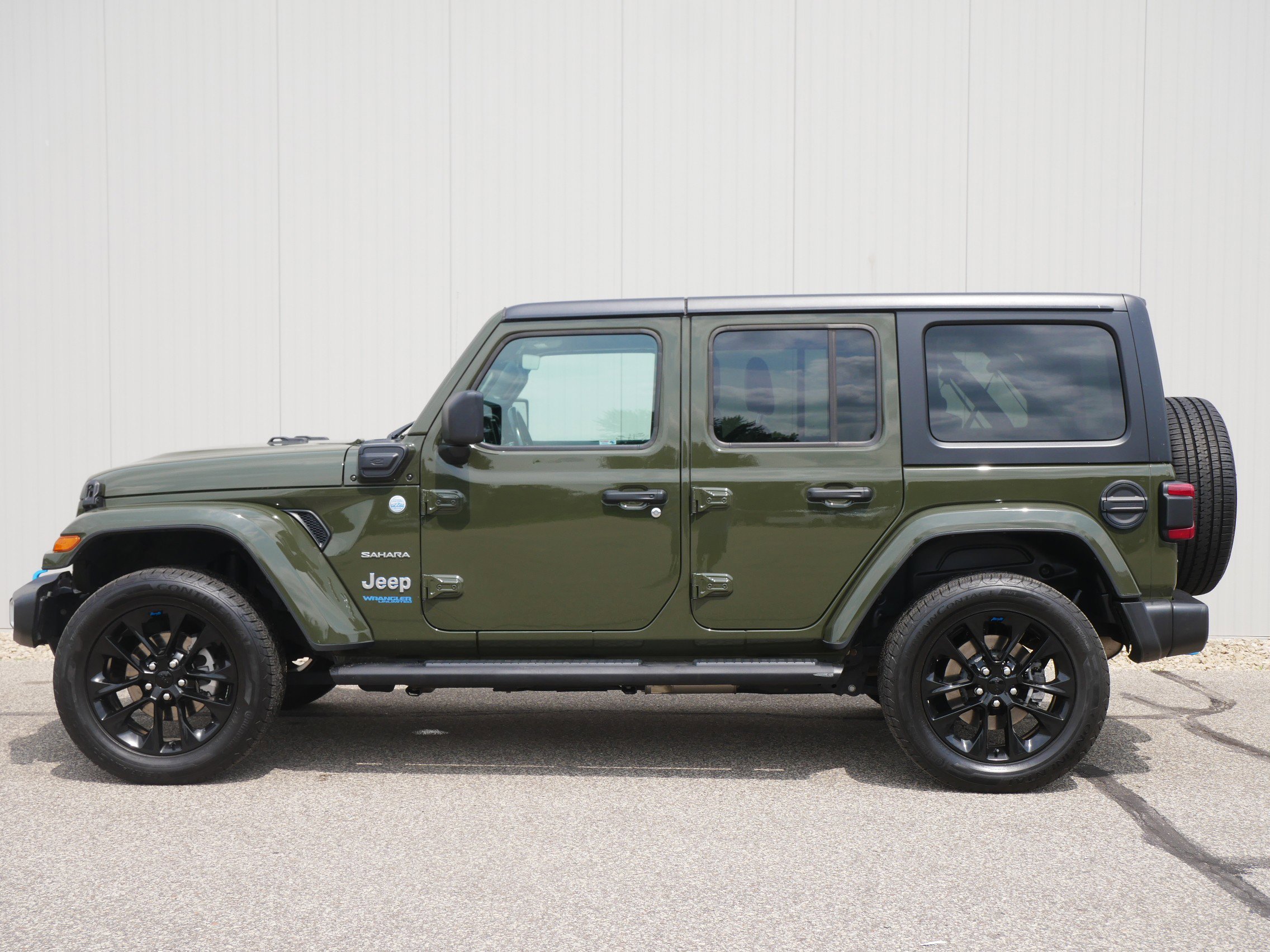 Used 2022 Jeep Wrangler Unlimited Sahara 4XE with VIN 1C4JJXP64NW257798 for sale in Hastings, Minnesota