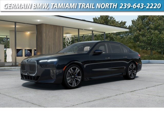 New 2025 Carbon Black Metallic BMW 760i xDrive image 1
