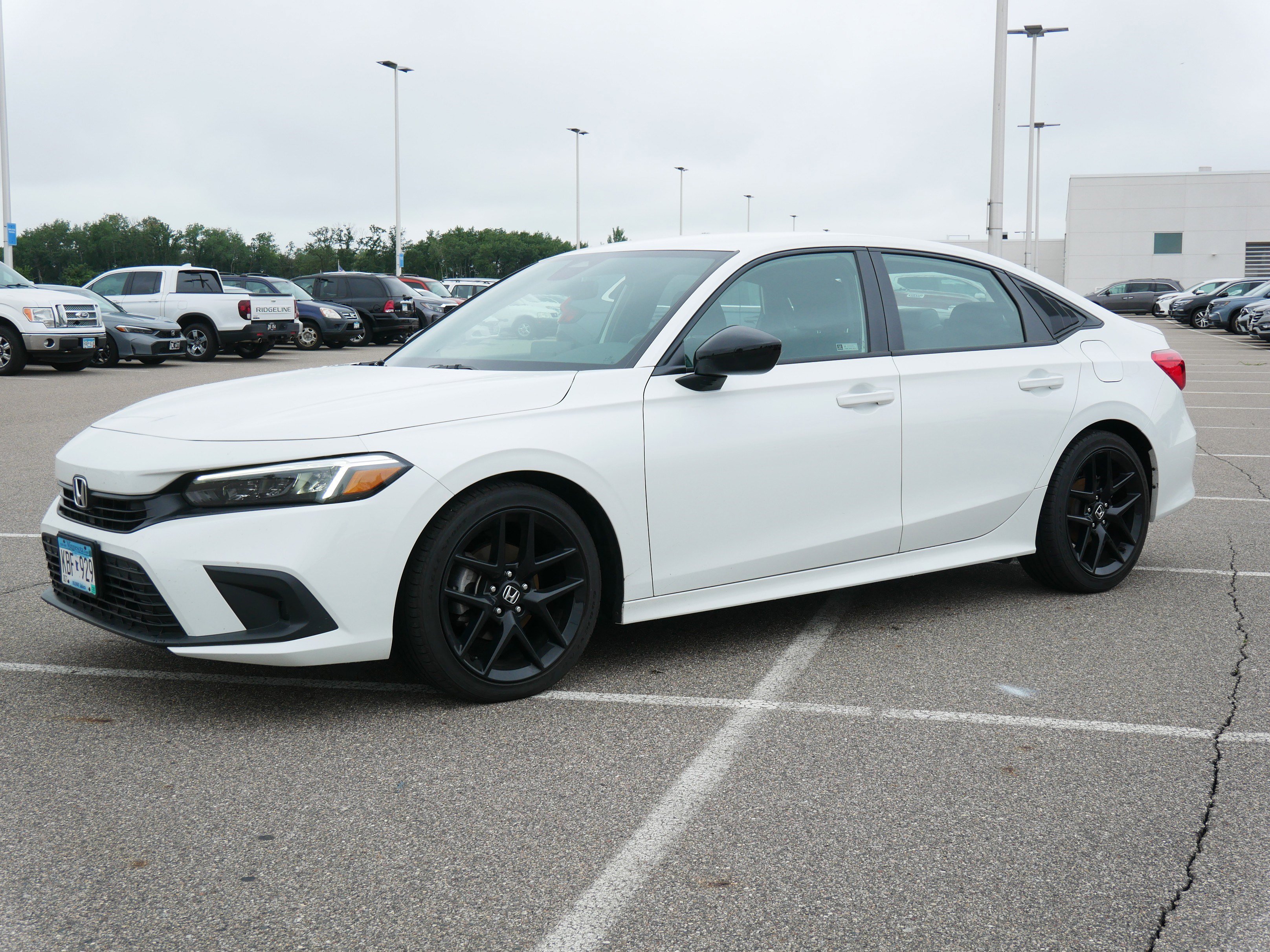 Used 2022 Honda Civic Sport with VIN 2HGFE2F55NH609308 for sale in Waite Park, Minnesota