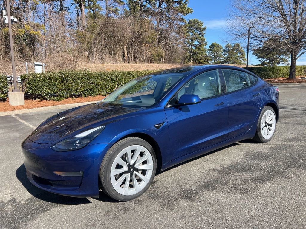 Used 2022 Tesla Model 3 Long Range with VIN 5YJ3E1EB4NF202556 for sale in Huntersville, NC