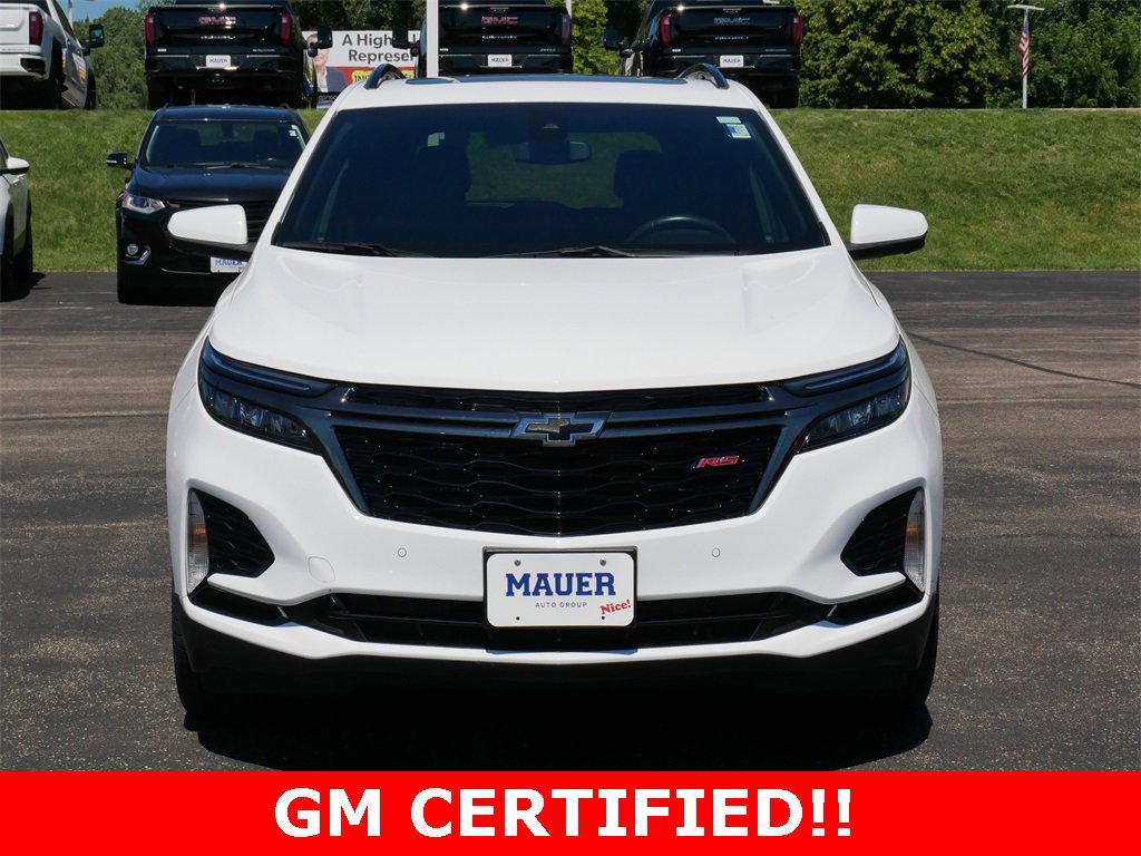 Certified 2022 Chevrolet Equinox RS with VIN 3GNAXMEV4NS170090 for sale in Anoka, Minnesota