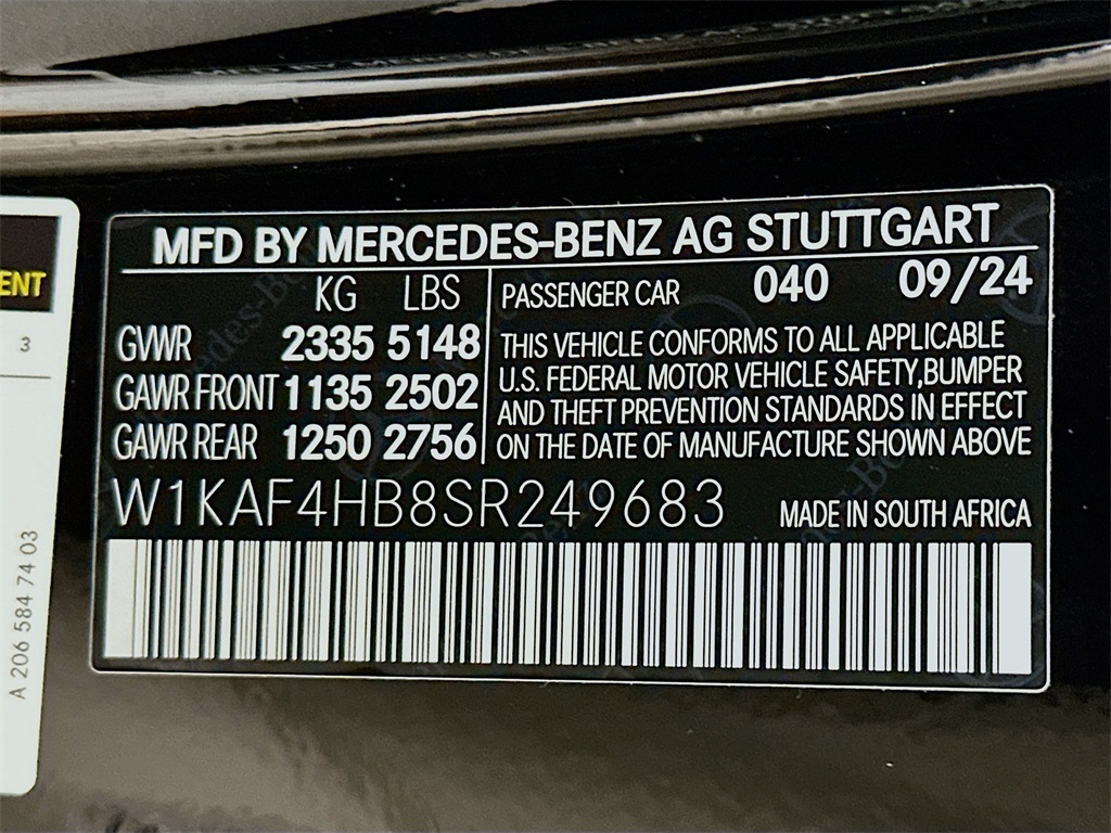 2025 Mercedes Benz C 300 4MATIC photo 30
