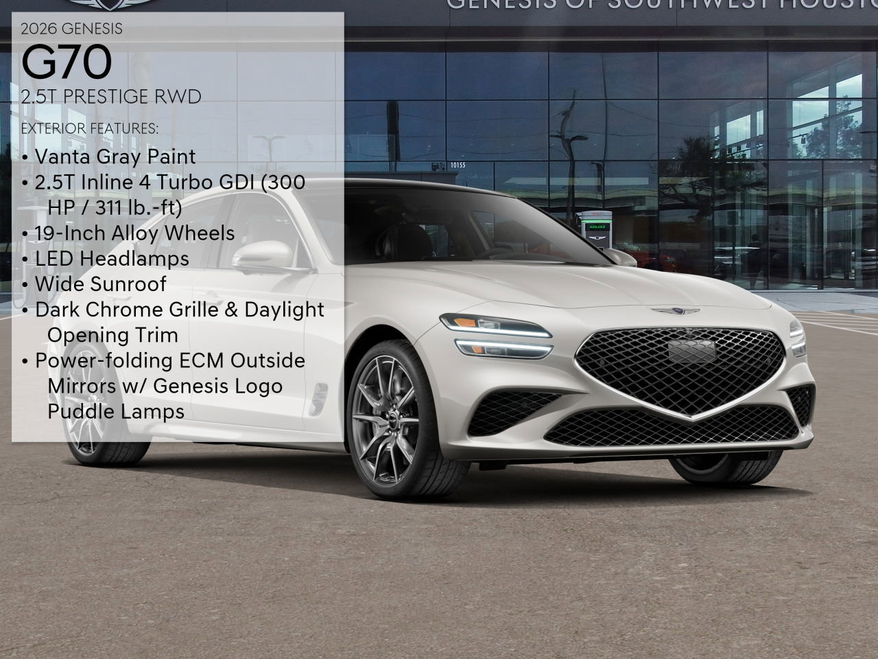 2026 Genesis G70 2.5T Prestige photo 3