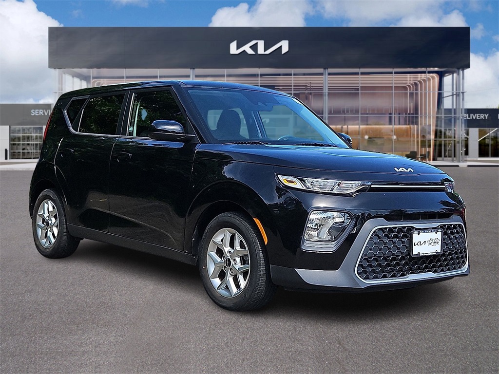 Certified Used 2022 Black Kia LX image 1