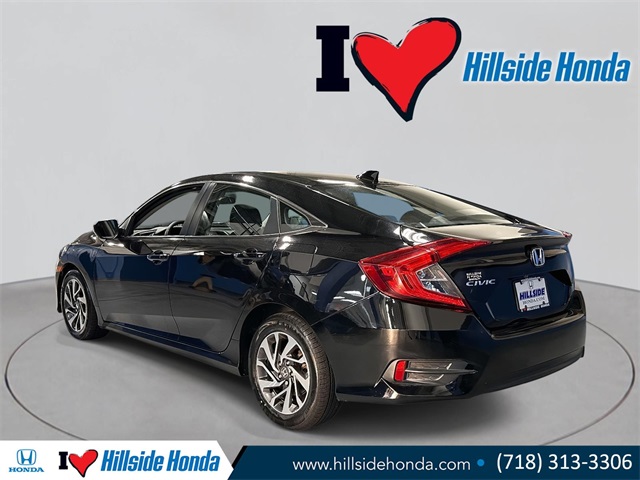 Certified 2018 Honda Civic EX with VIN 2HGFC2F71JH560299 for sale in Jamaica, NY