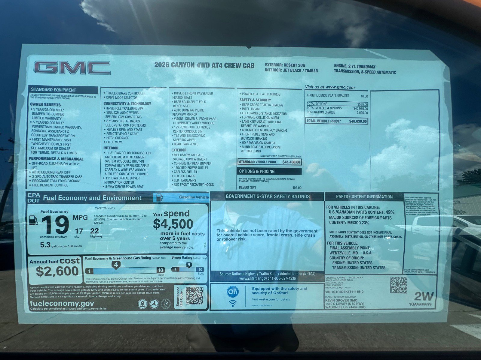 2026 Gmc Canyon AT4 photo 23