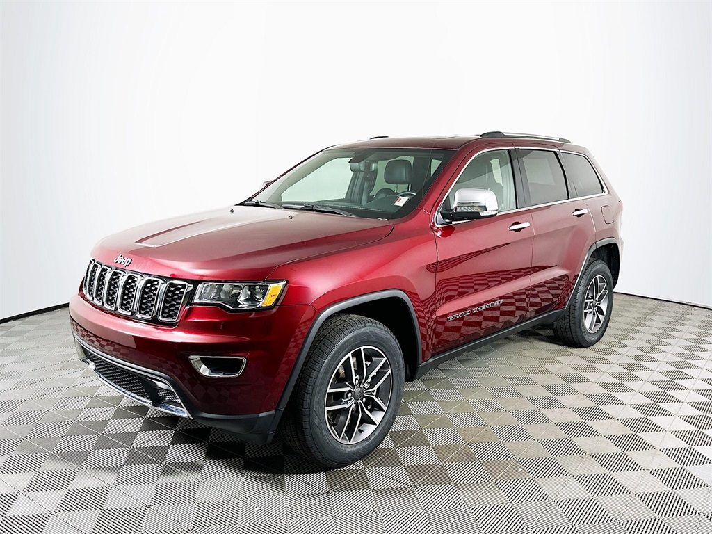 Used 2021 Velvet Red Pearlcoat Jeep Limited image 1