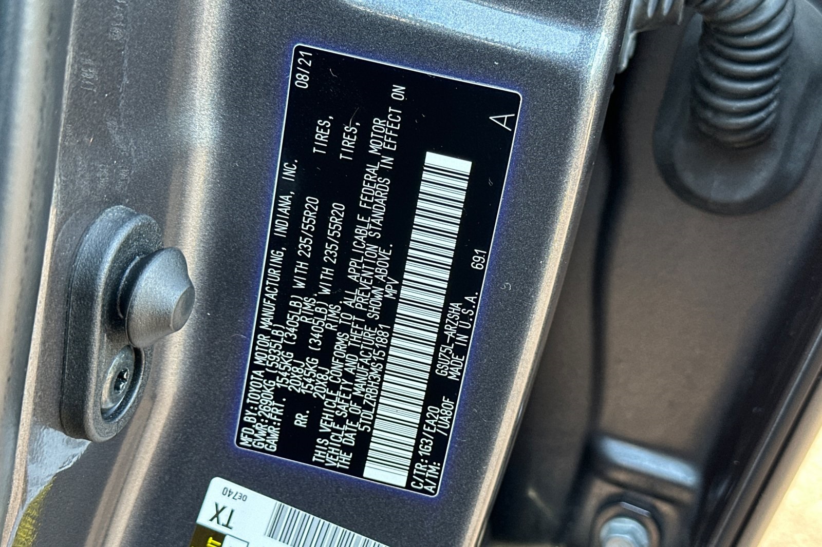 2021 Toyota Highlander XSE photo 28