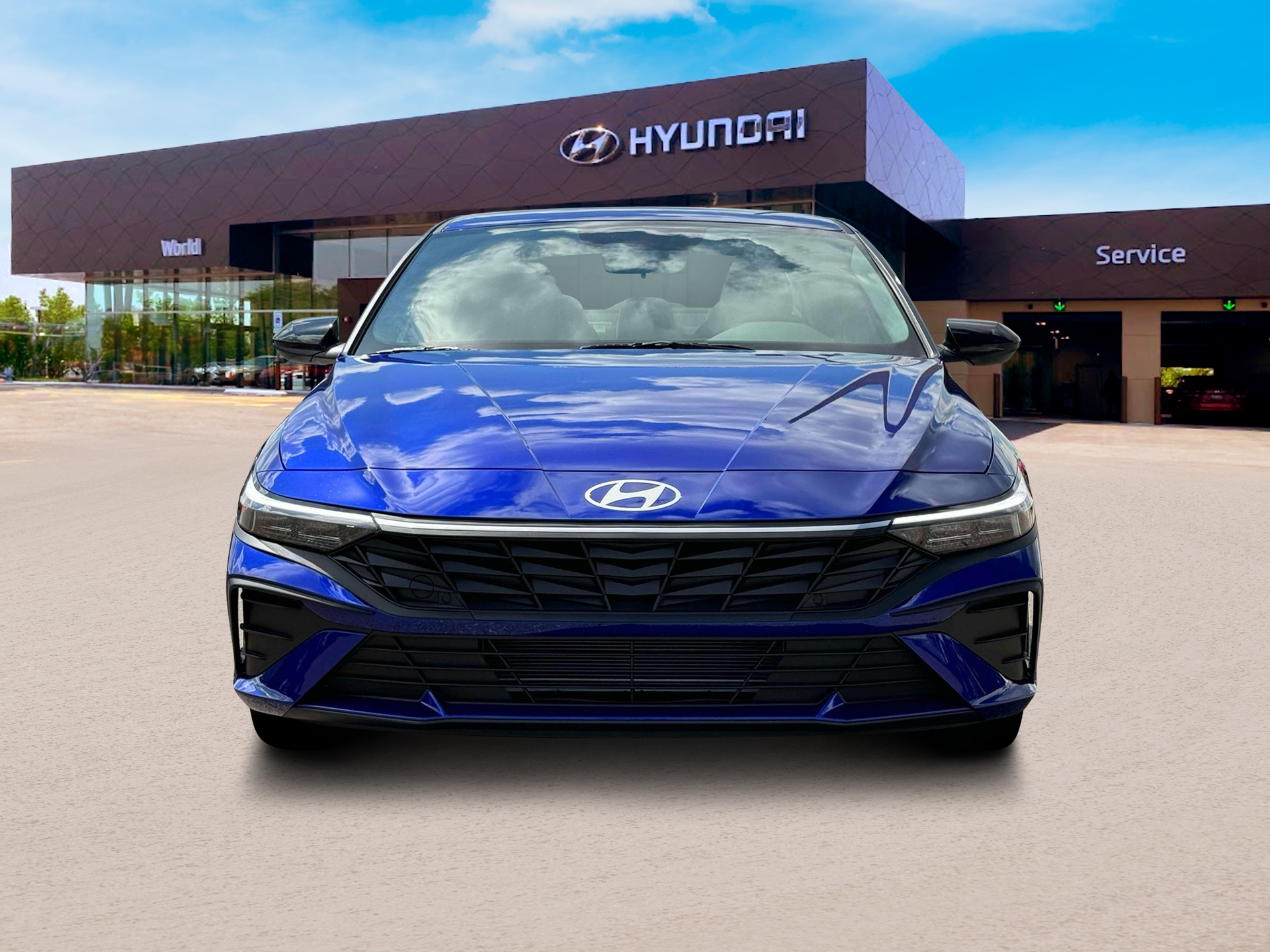 New 2025 Intense Blue Hyundai SEL Sport image 12