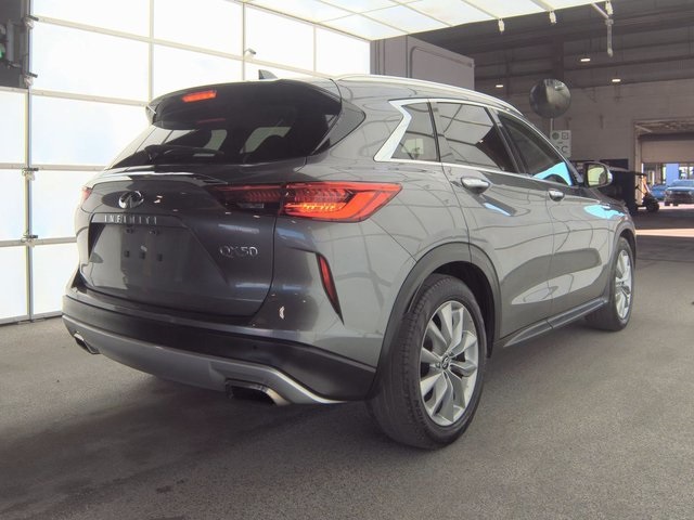 Used 2021 INFINITI QX50 Luxe with VIN 3PCAJ5BA2MF123441 for sale in West Park, FL