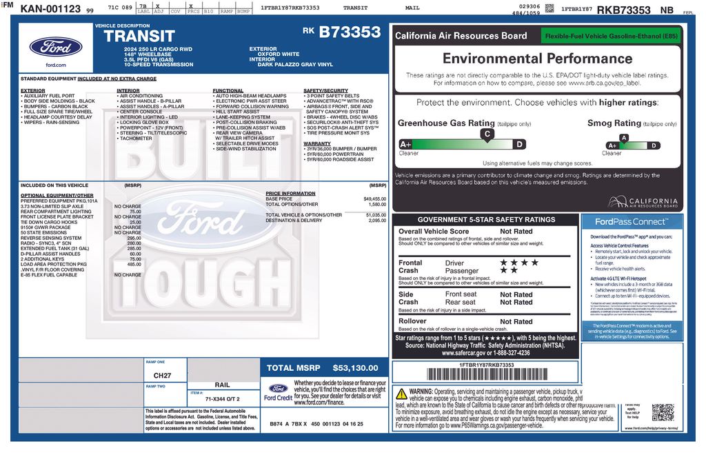 2024 Ford Transit 250