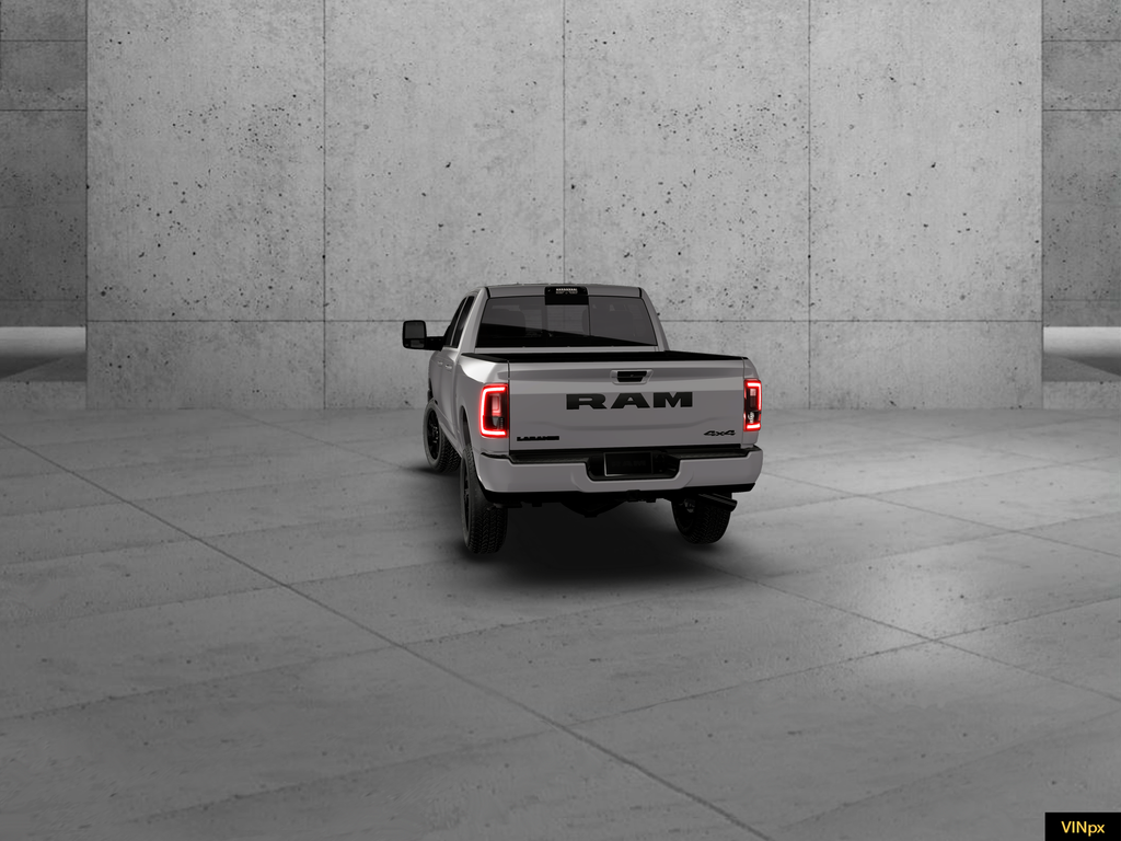 New 2026 Ceramic Gray Clear-Coat Exterior Paint RAM Laramie image 5