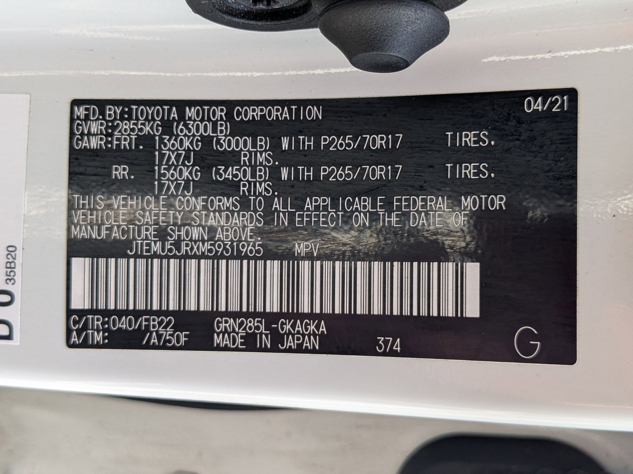 2021 Toyota 4Runner SR5 photo 34
