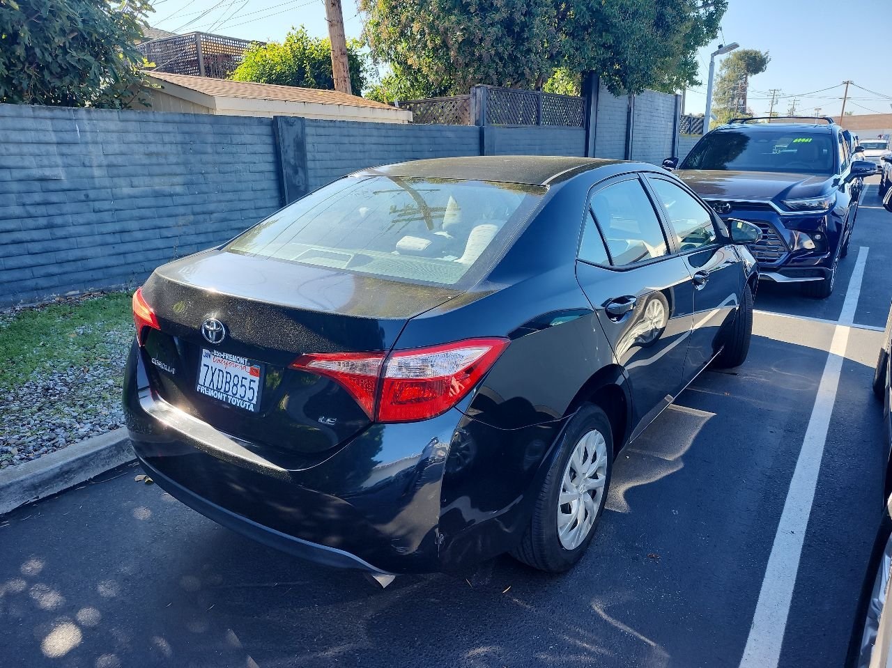 Used 2017 Toyota Corolla LE with VIN 2T1BURHE6HC807643 for sale in Sunnyvale, CA