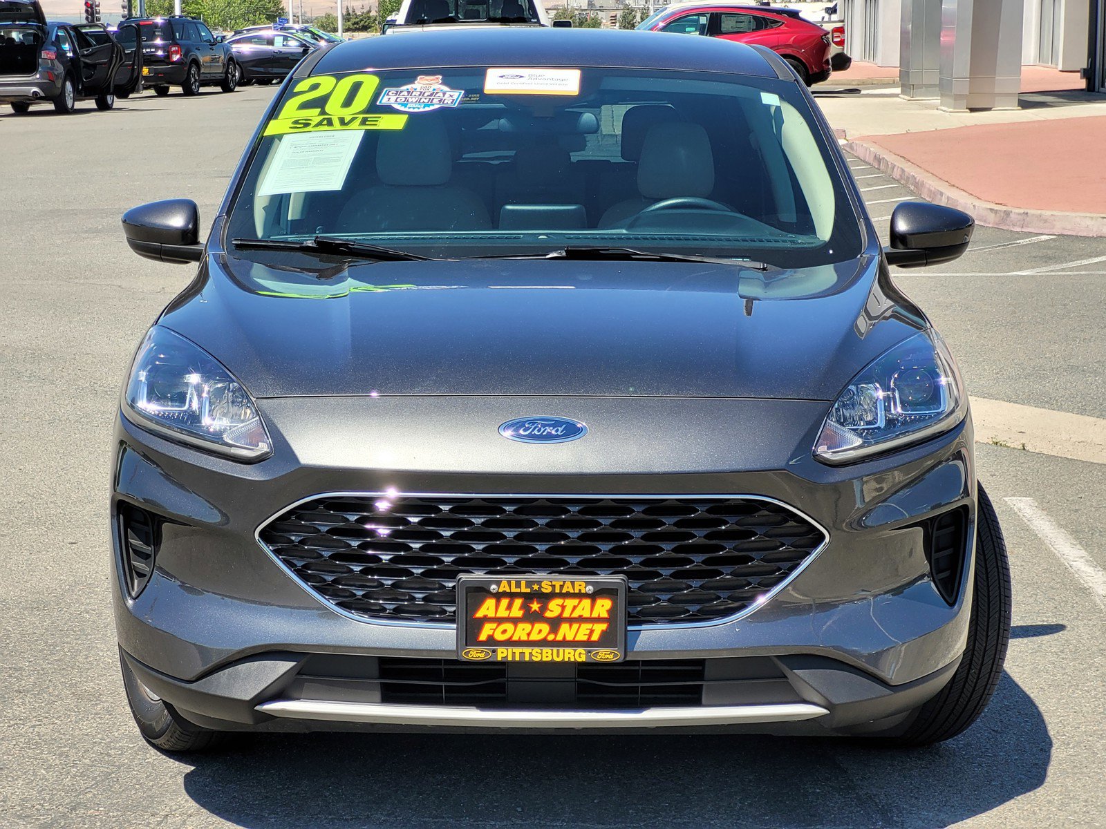 Certified 2020 Ford Escape SE with VIN 1FMCU0G64LUC42455 for sale in Pittsburg, CA