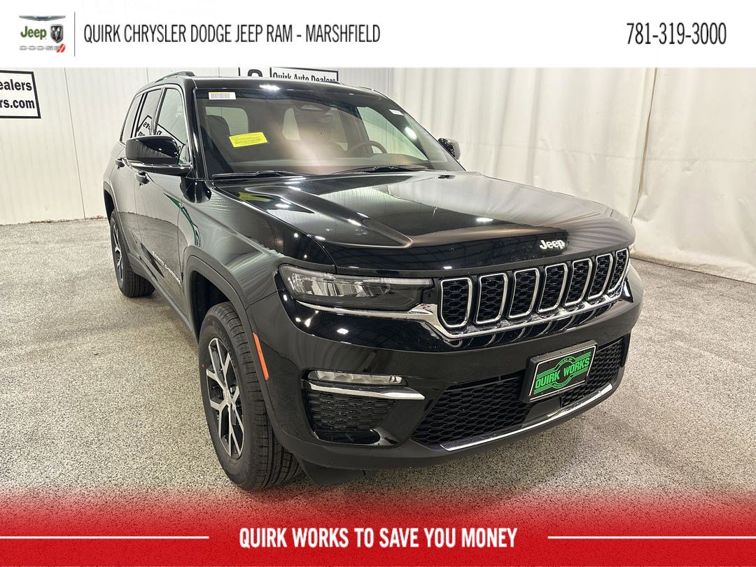 New 2025 Diamond Black Crystal Pearlcoat Jeep Limited image 1