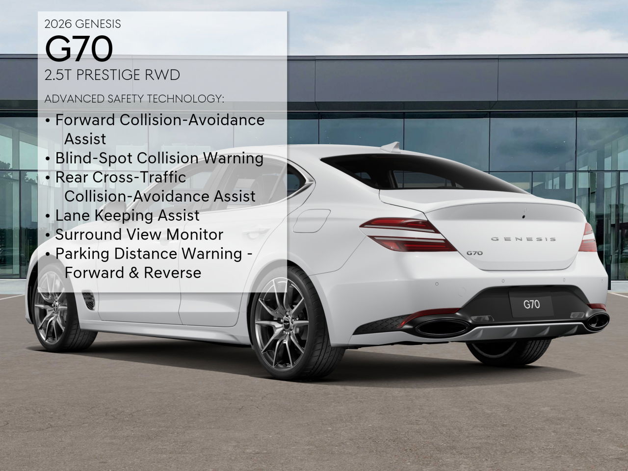 2026 Genesis G70 2.5T Prestige photo 18