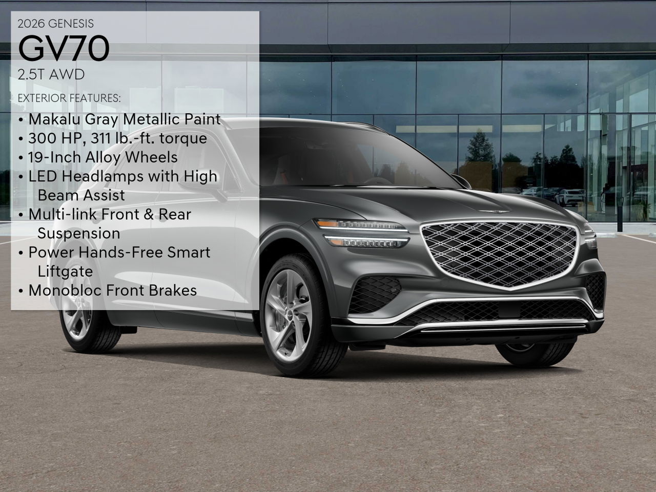 2026 Genesis GV70 2.5T photo 3