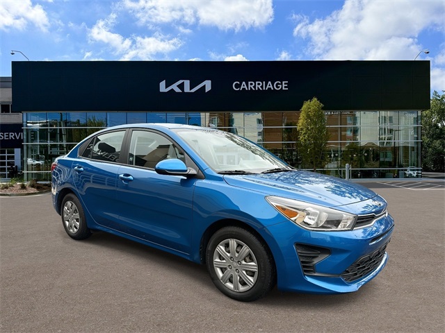 Certified 2021 Kia Rio S with VIN 3KPA24AD1ME406325 for sale in Alpharetta, GA