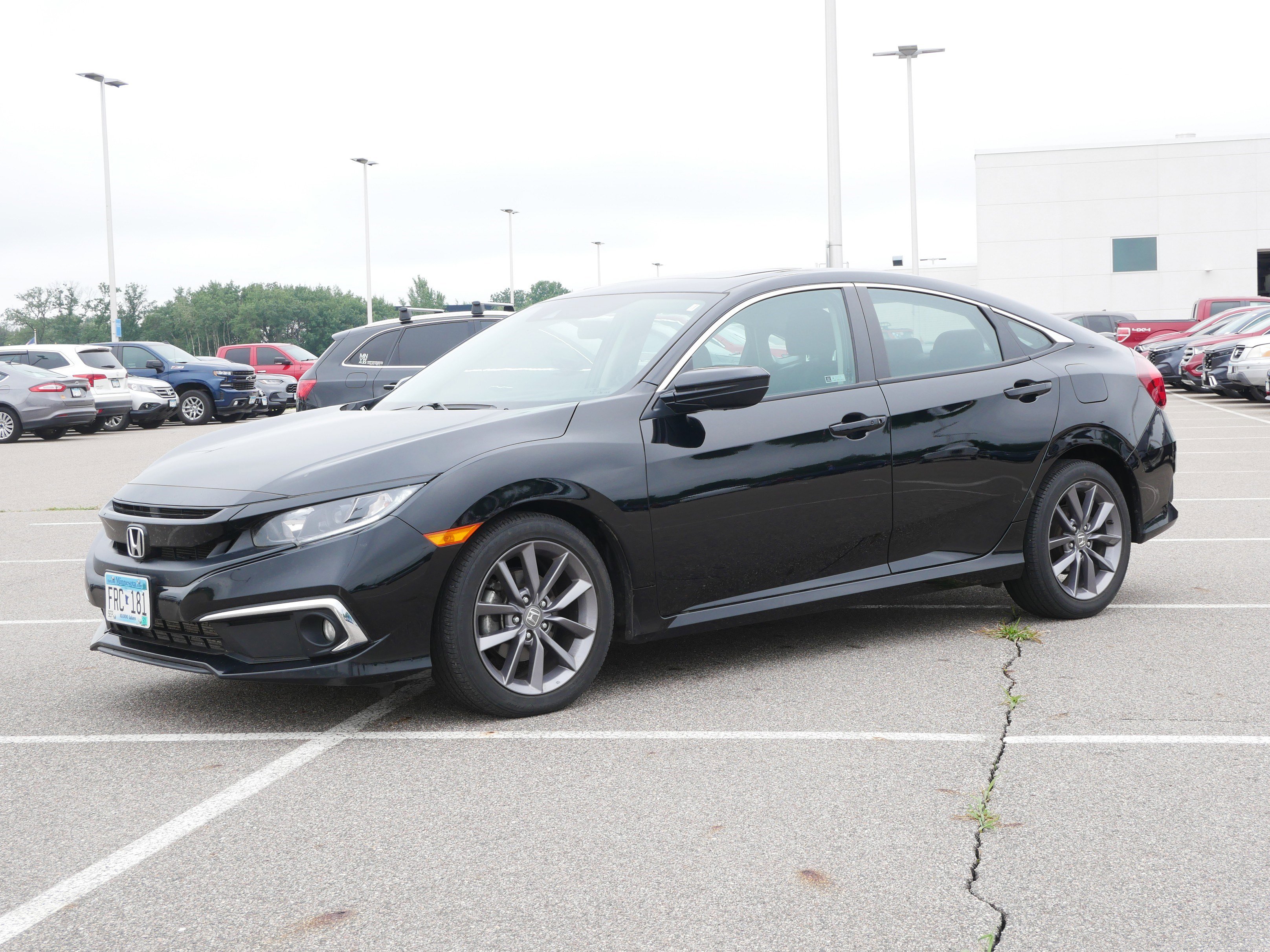 Used 2020 Honda Civic EX with VIN 19XFC1F38LE024776 for sale in Waite Park, Minnesota