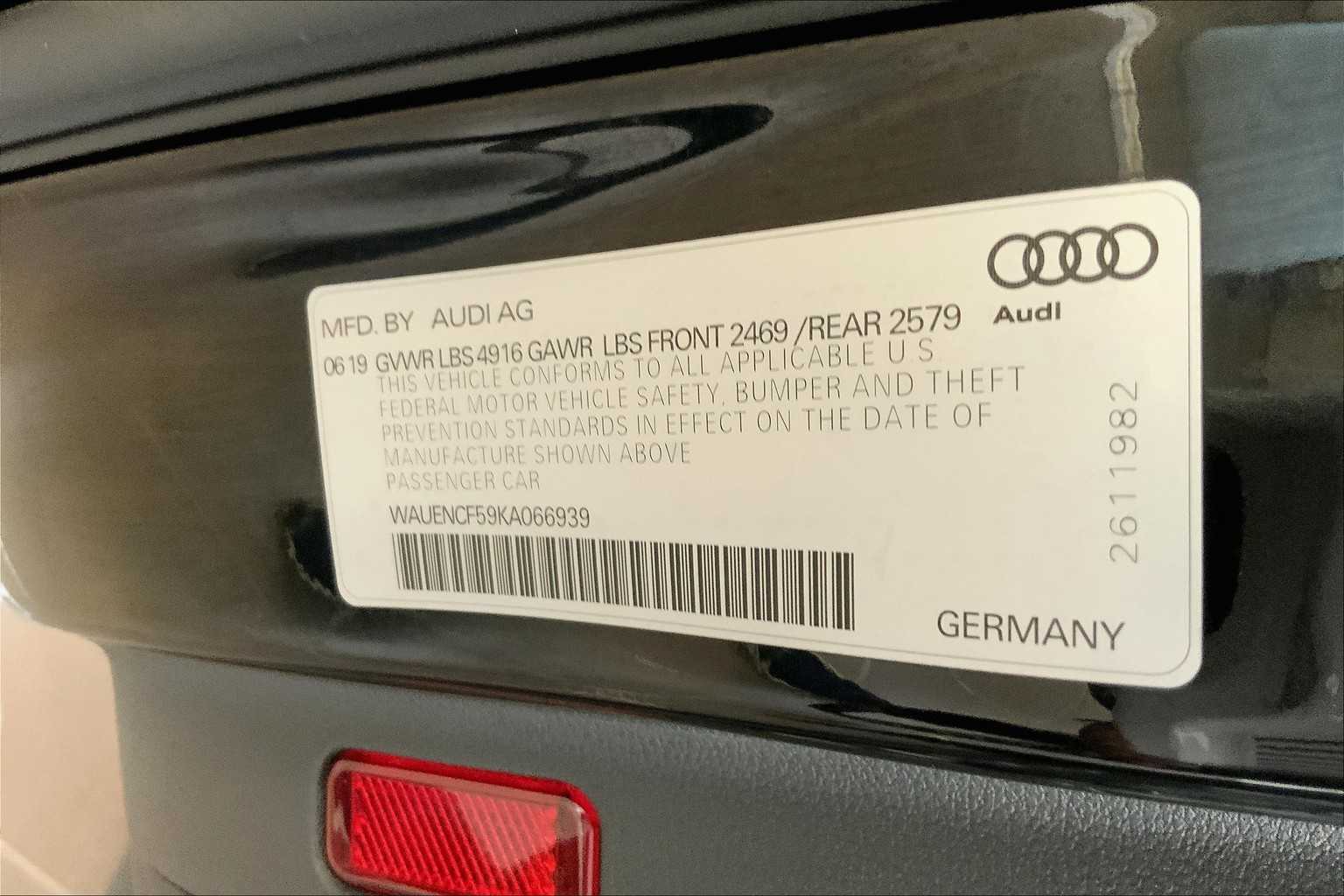 2019 Audi A5 Quattro Premium Plus S line photo 27