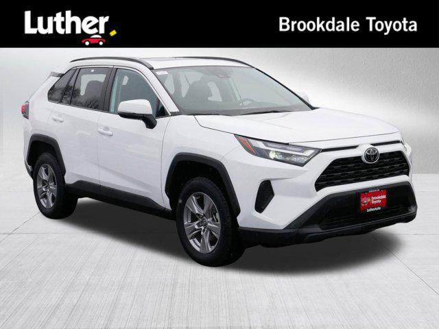 Certified 2025 Toyota RAV4 XLE with VIN 2T3P1RFV3SC501628 for sale in Brooklyn Center, Minnesota