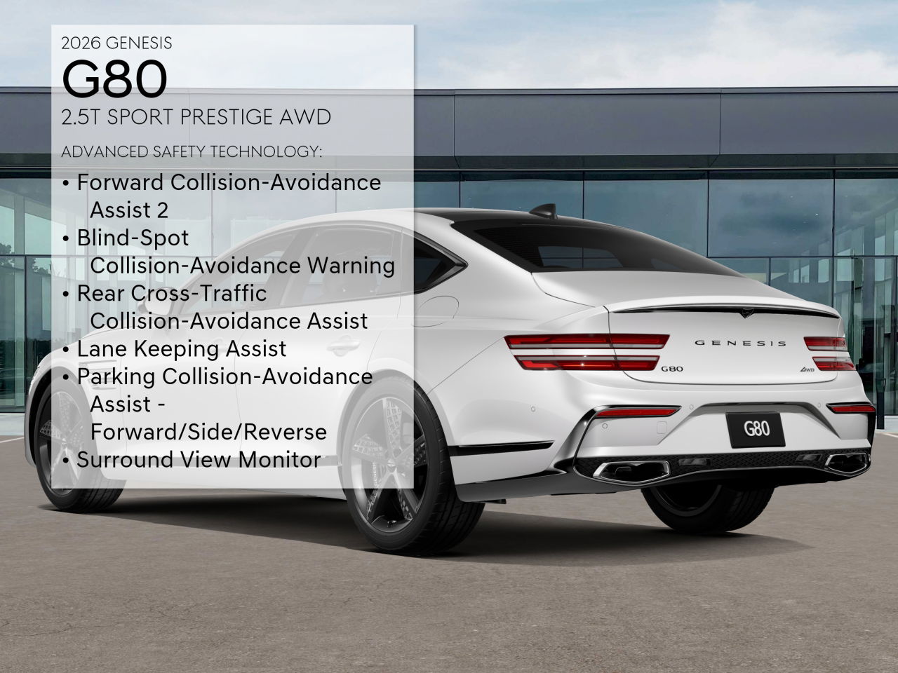 2026 Genesis G80 2.5T Sport Prestige AWD photo 7