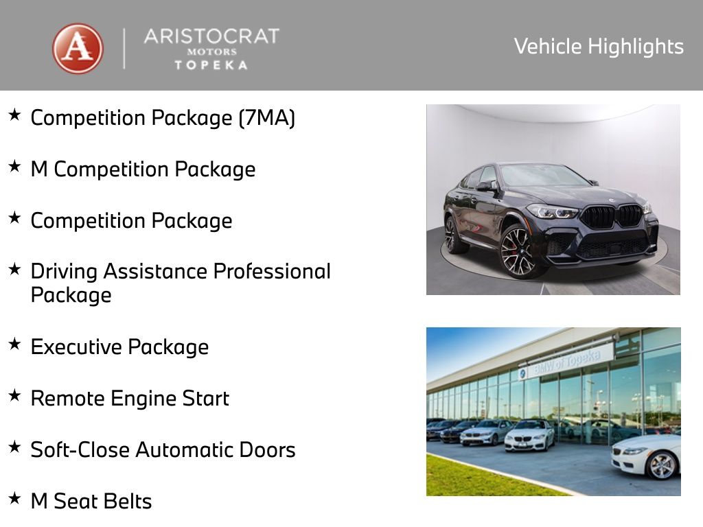 Used 2023 BMW X6 M Base with VIN 5YMCY0C03P9R60315 for sale in Kansas City