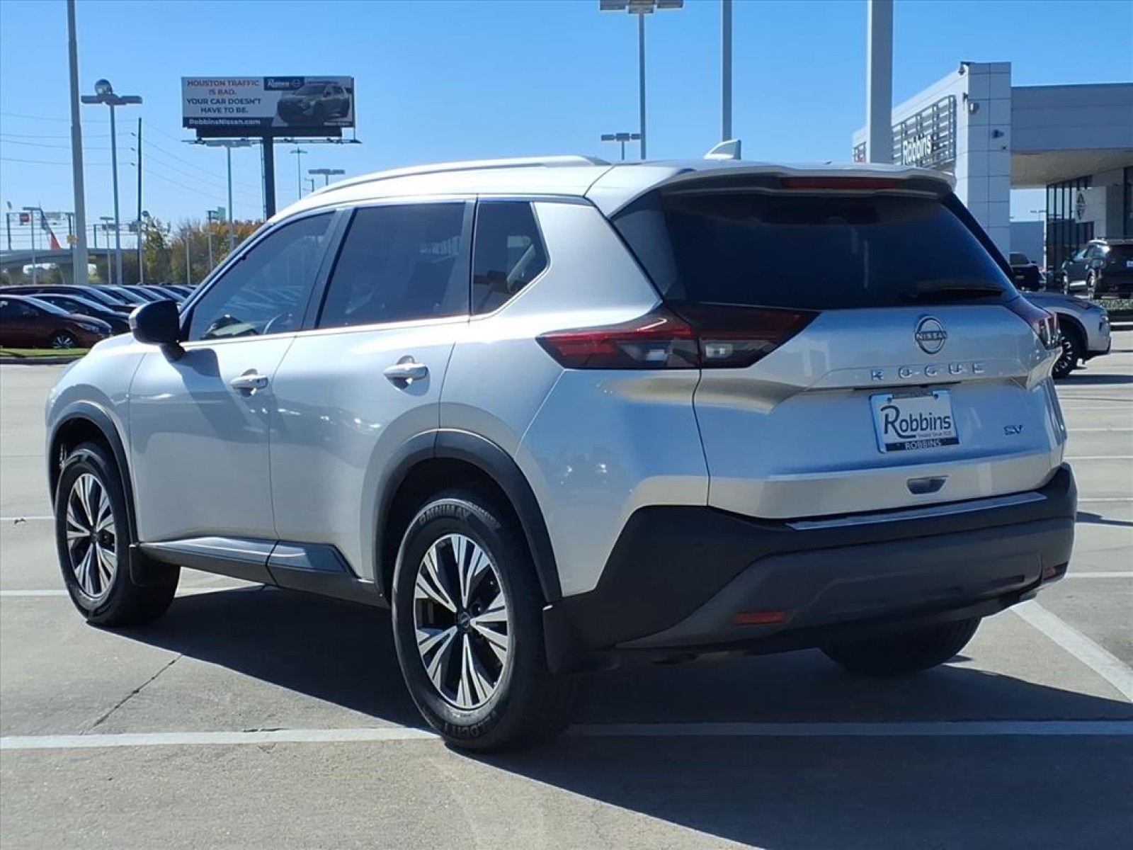 2022 Nissan Rogue SV Silver at Robbins Nissan