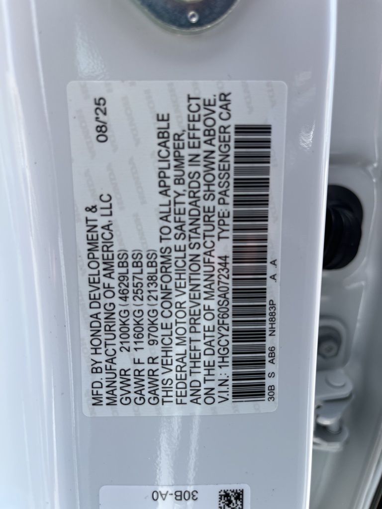 2025 Honda Accord Hybrid EX-L photo 5