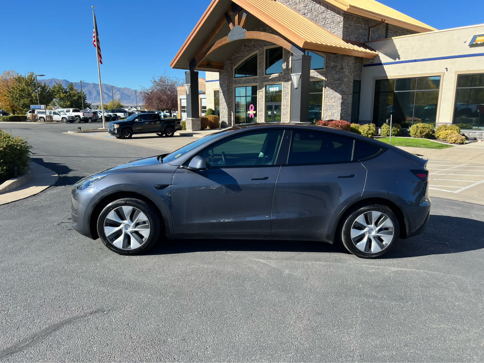 Used 2023 Tesla Model Y Long Range with VIN 7SAYGDEE4PF625607 for sale in Logan, UT