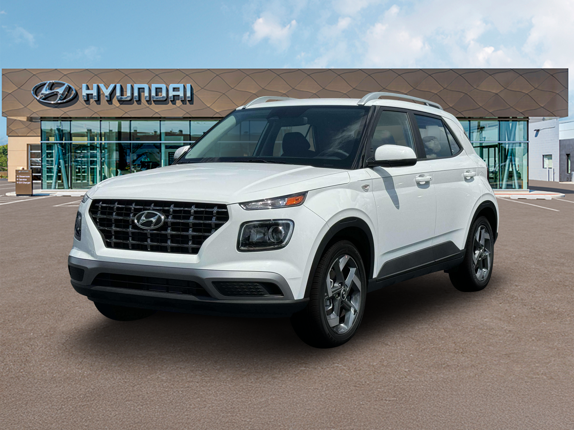 New 2025 White Hyundai SEL image 1