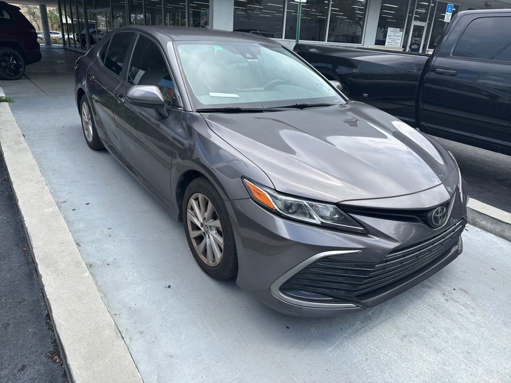 Used 2021 Toyota Camry LE with VIN 4T1C11AK2MU533686 for sale in North Miami Beach, FL