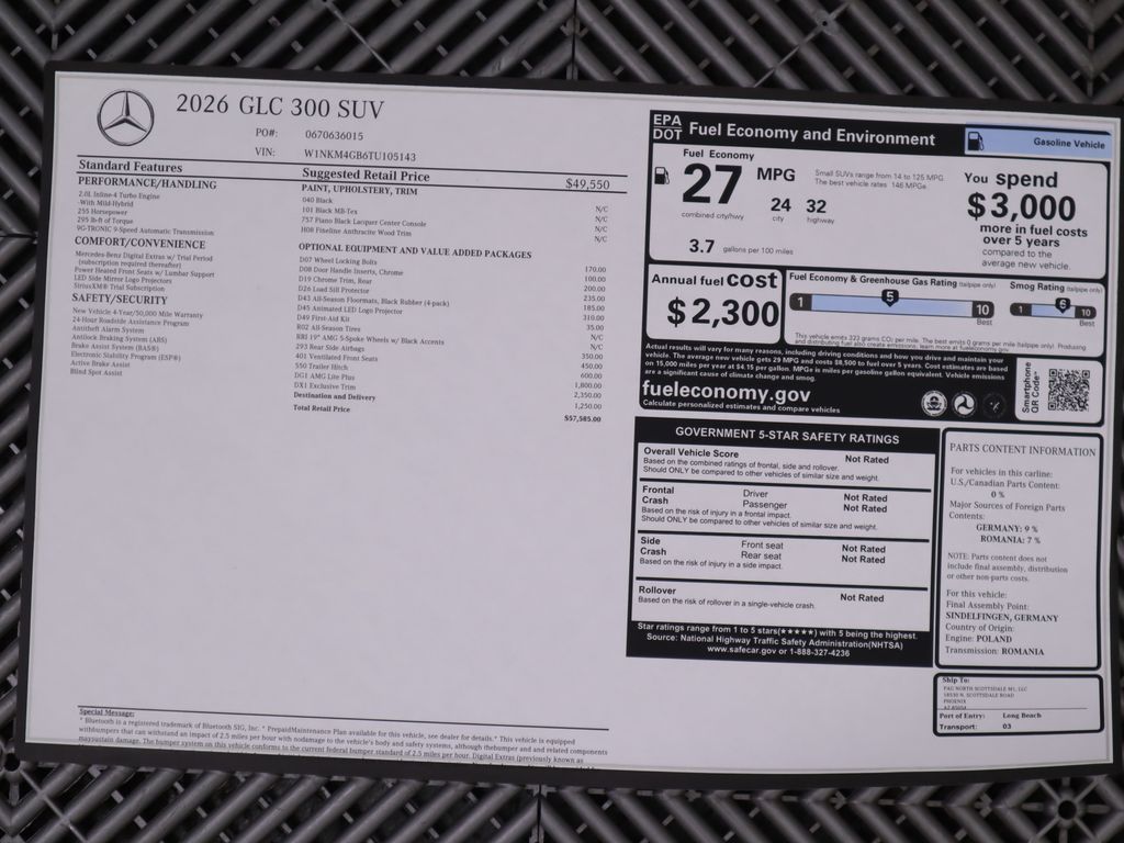 2026 Mercedes Benz GLC 300 photo 5