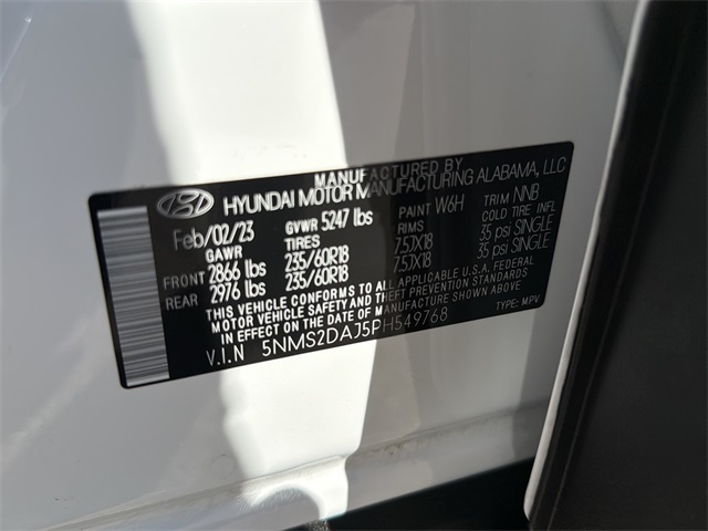 2023 Hyundai Santa Fe SEL photo 17