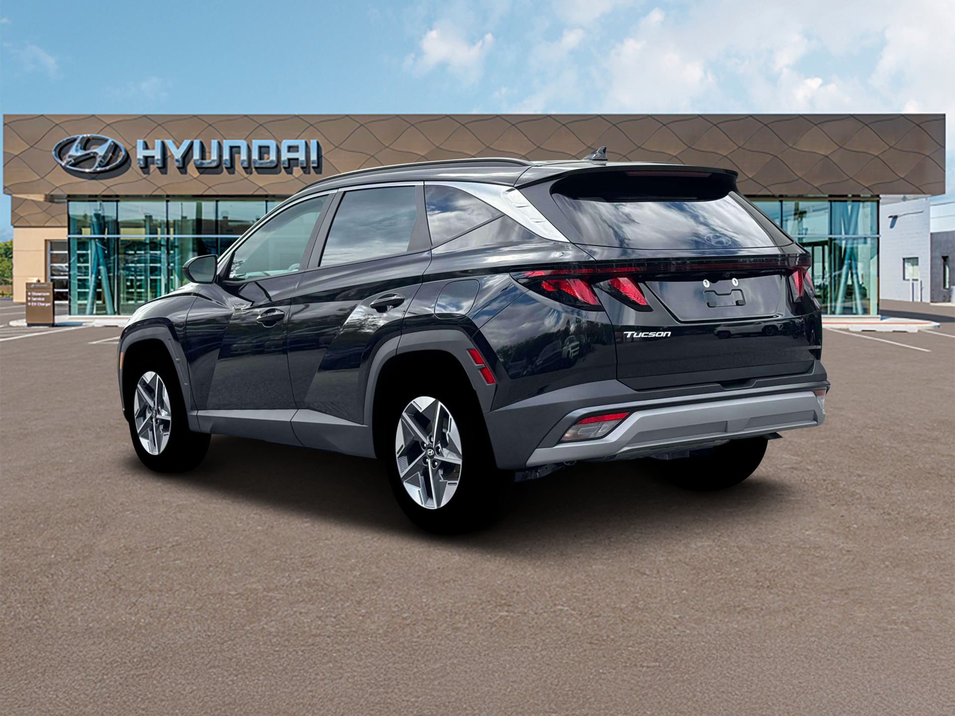 New 2025 Black Hyundai SEL FWD image 5
