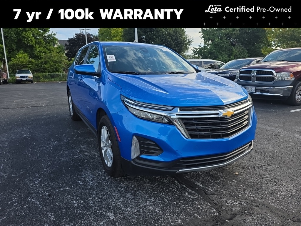 Used 2024 Riptide Blue Metallic Chevrolet LT image 1